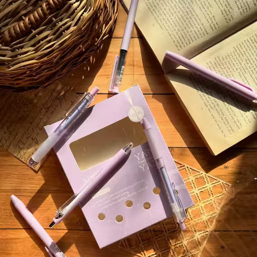 Cute kawaii 0.5mm click pens set