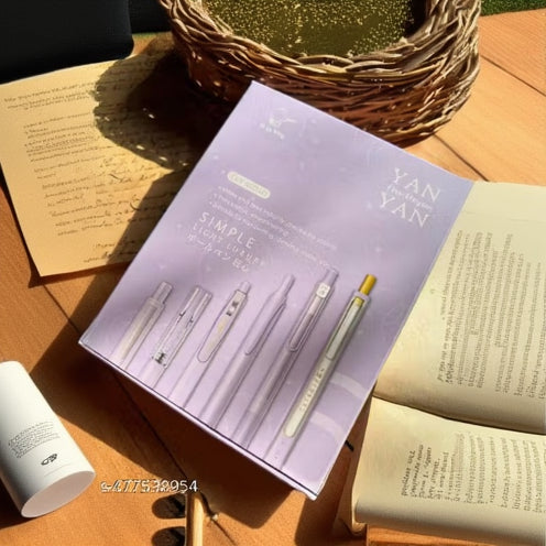 Cute kawaii 0.5mm click pens set