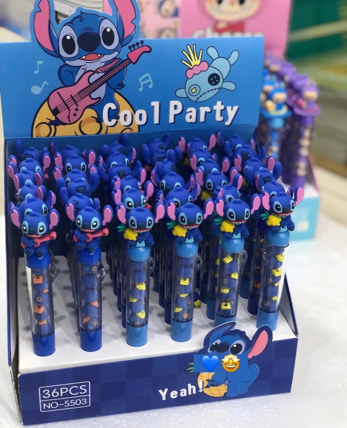 STITCH Twist Ball Pens – Cute Character Design