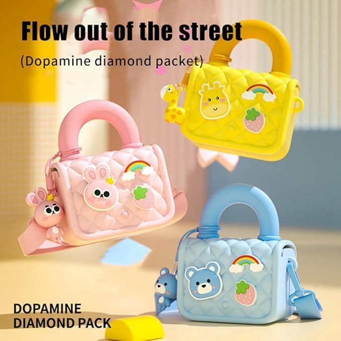 Kids cute 3D cartoon mini handbag