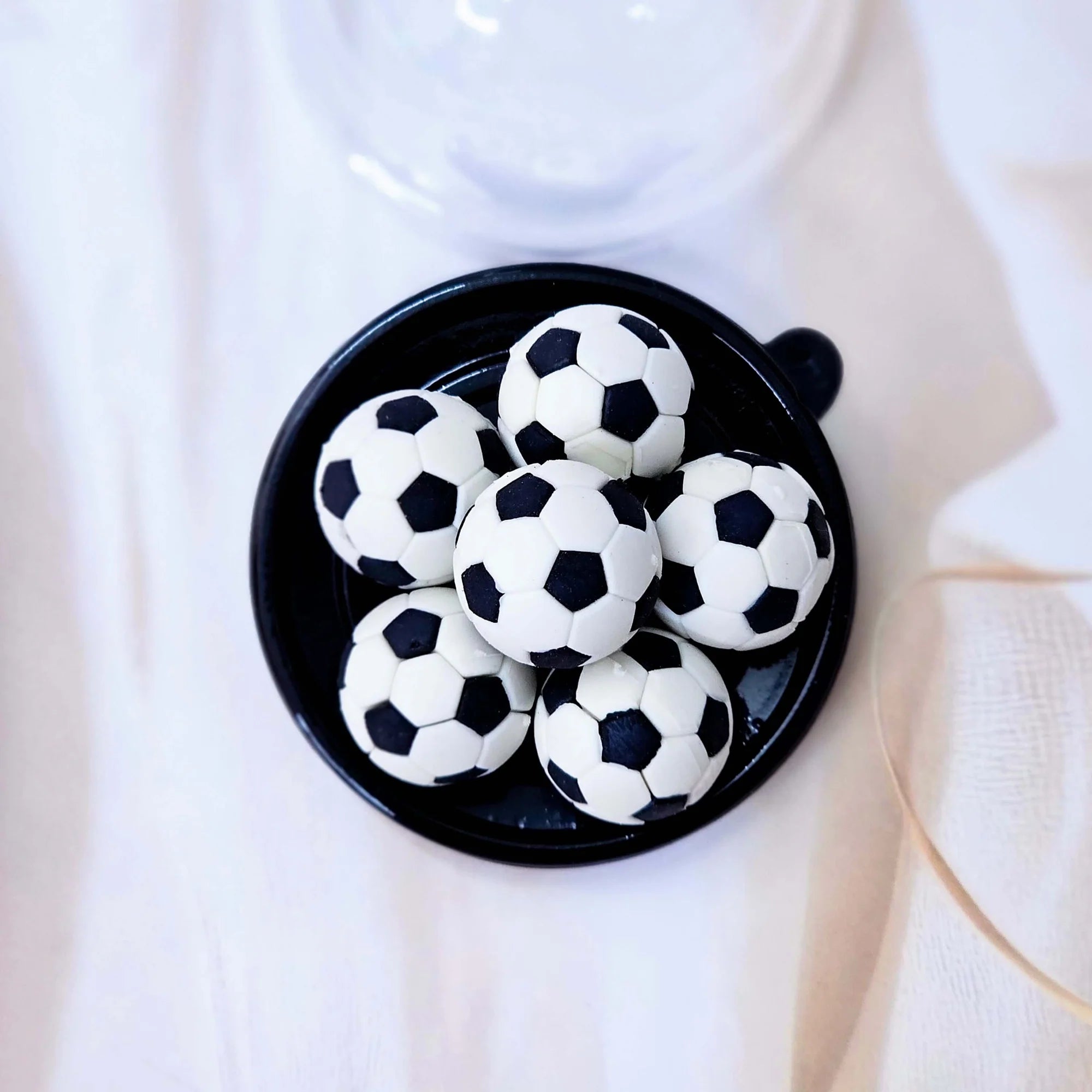 Colourful Sports Ball Erasers Set