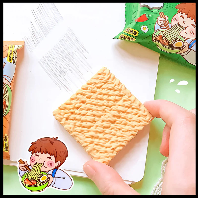 Noodle Block Eraser – Cute Stationery