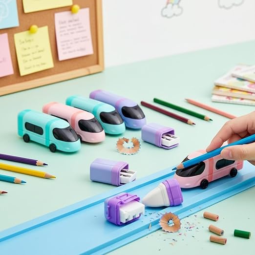 2-in-1 Train Sharpener & Eraser