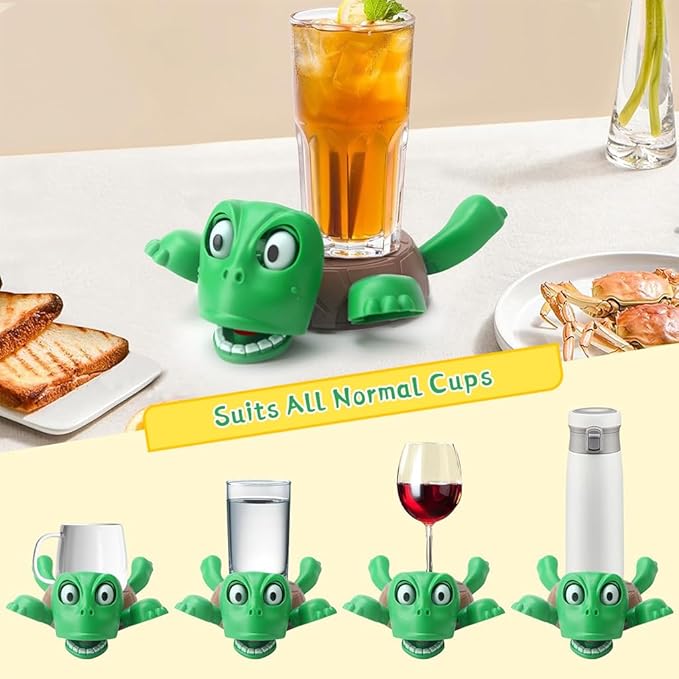 Turtle coaster 3D tea cup holder turtle design