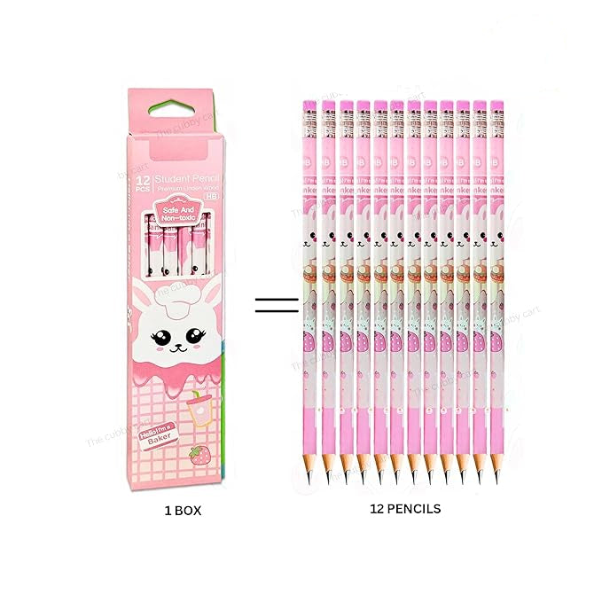 Animal print pencils for kids colorful school stationery