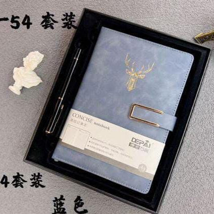 Perfect bound A5 PU leather notebook diary