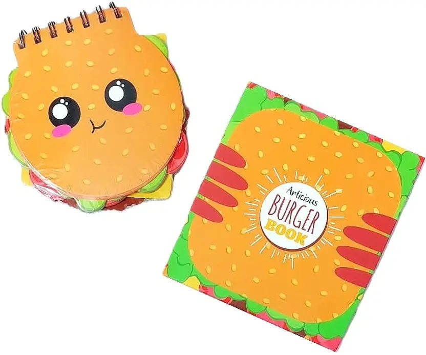 Burger Shape Notebook with Pen