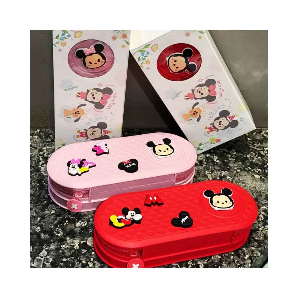 Cute cartoon pencil case pouch for kids stationery storage