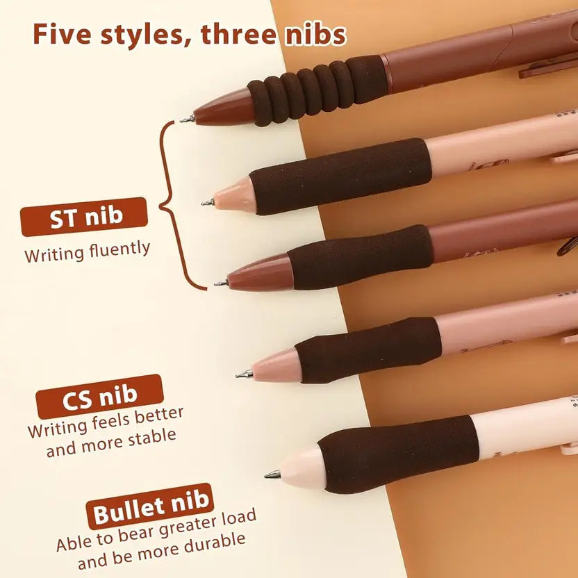 Coffee Gel Pens(Ink Color - Black)