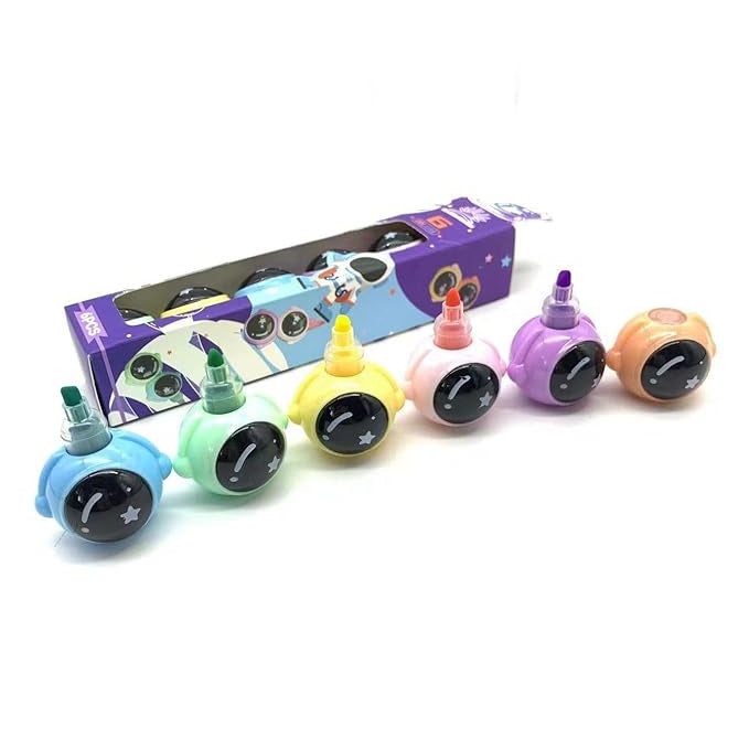 Cute space highlighter pen