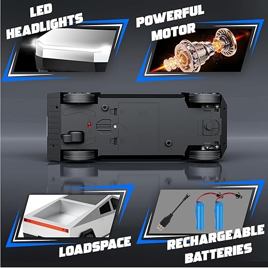 Cyber Truck RC Car with Lights & Sound