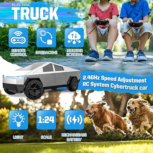 Cyber Truck RC Car with Lights & Sound