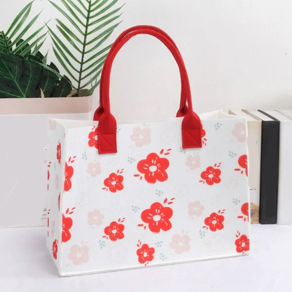 Durable Felt Shoulder Tote Bag for Women