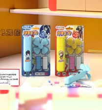 Naruto electric eraser with refill rubber for kids