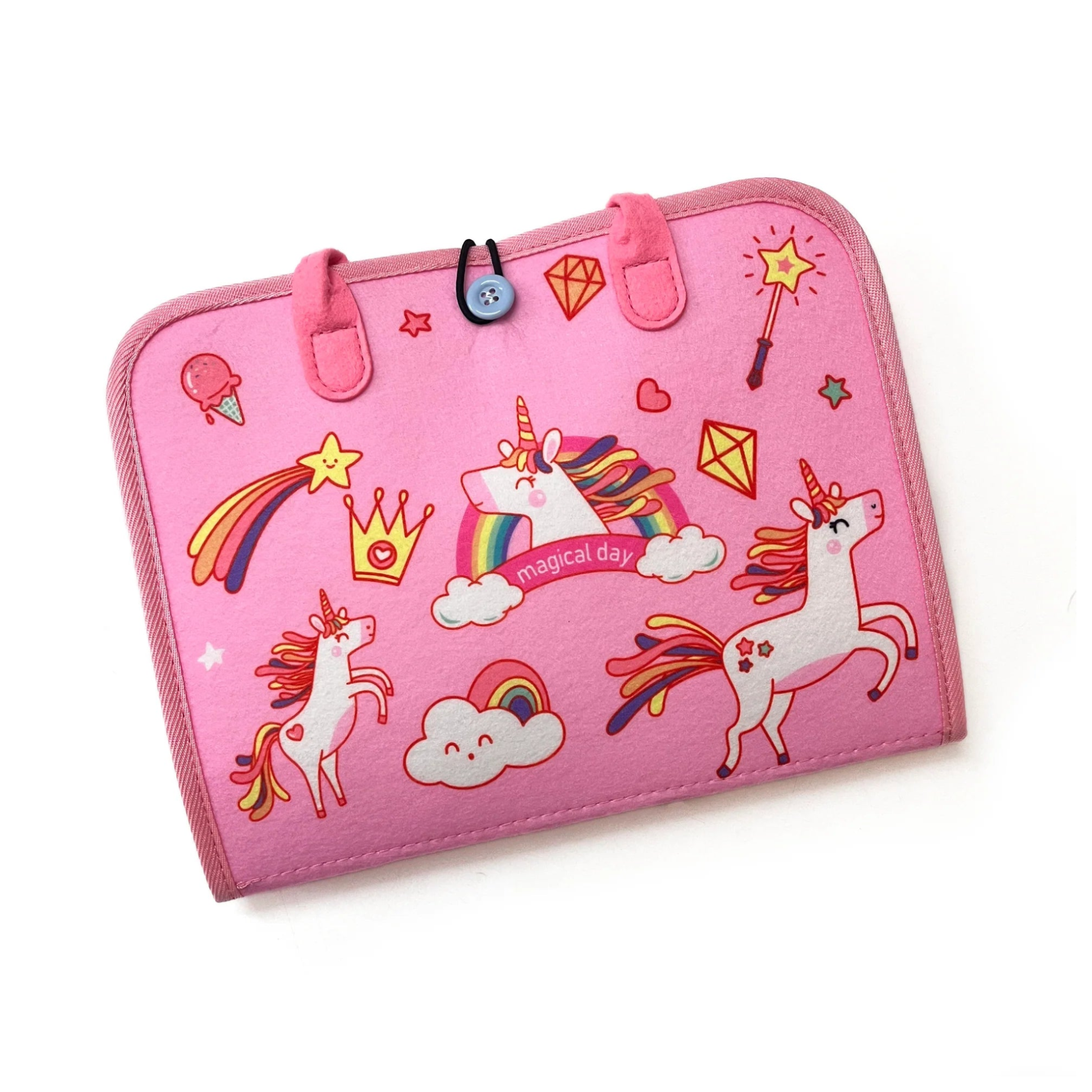 Educational Felt Busy Board & Montessori Activity Book