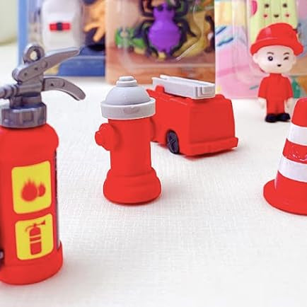 HOMIES fire hero eraser set