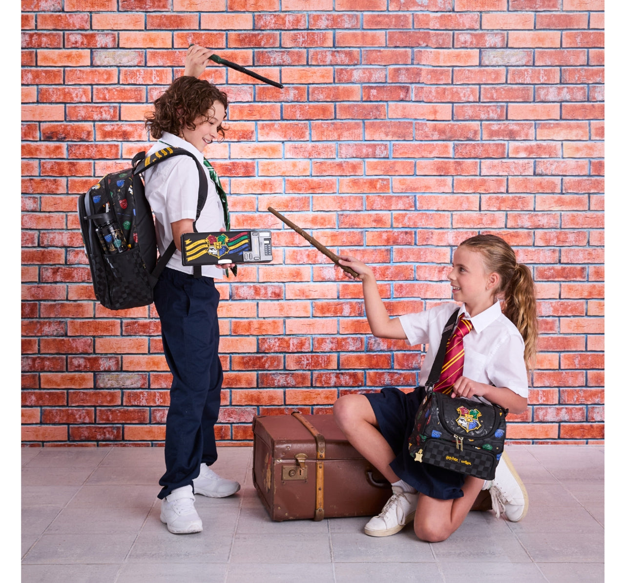 Hogwarts crest backpack