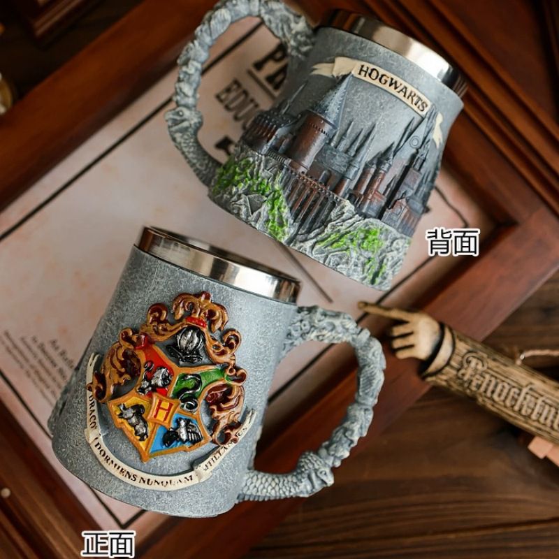 Harry Potter Hogwarts 3D crest coffee mug