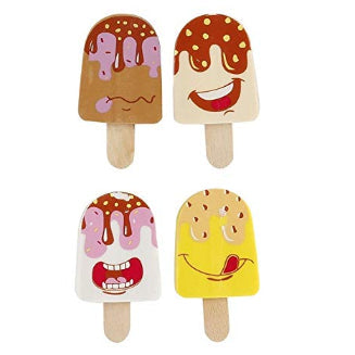 Ice cream shaped erasers