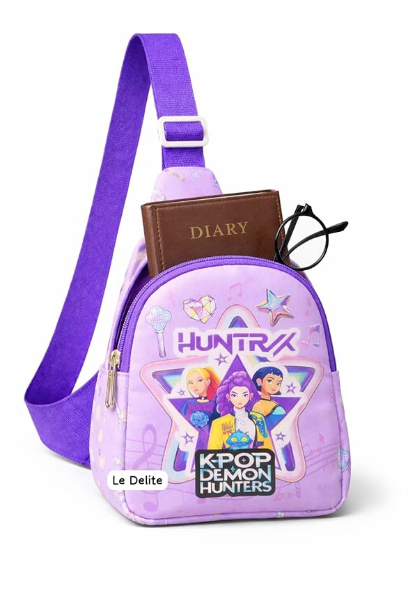 Kids Cute Cartoon Chest Sling Bag for Girls