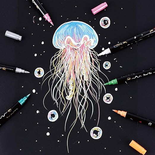 Dual Tip Metallic Art Markers