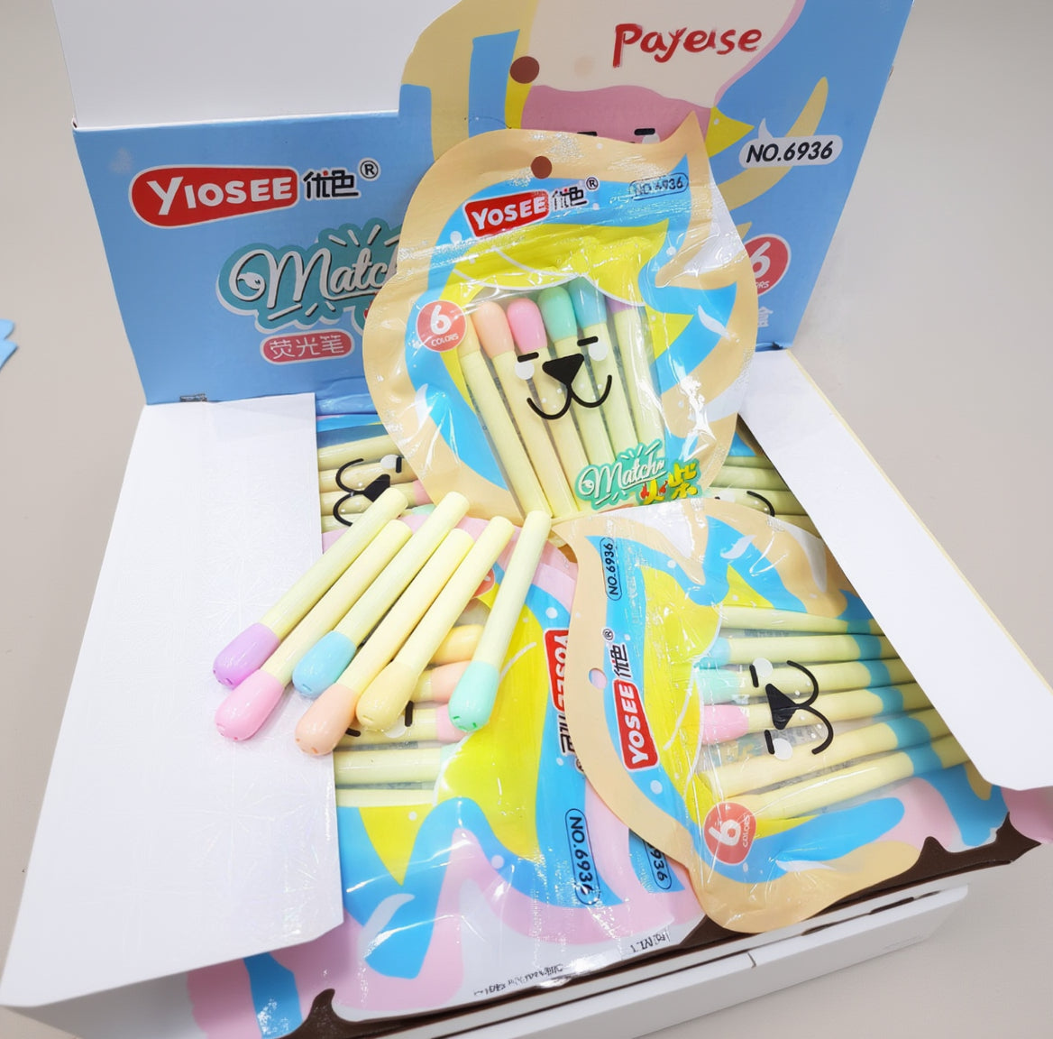 Cute matchstick design highlighter