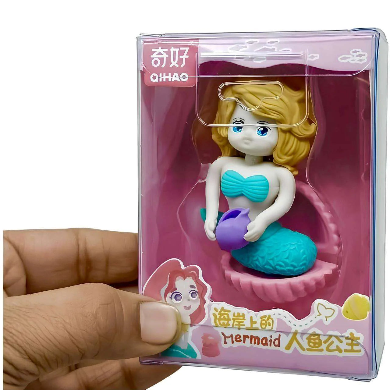 Mermaid eraser for girls