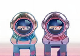 Cute metal pencil sharpeners set of 4