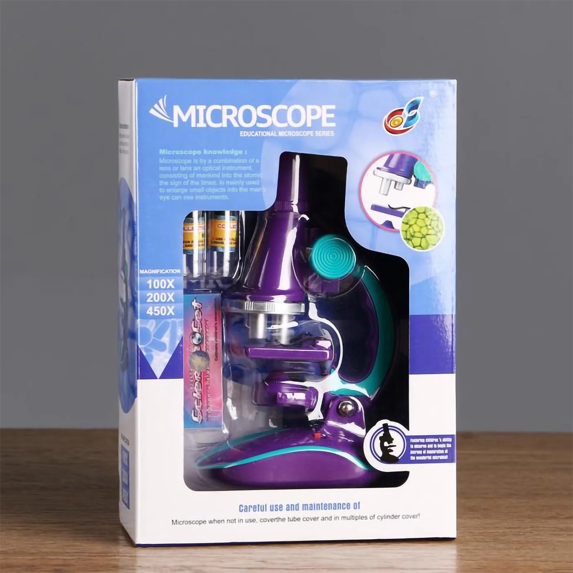 Miza Kids Microscope Toy (Blue)