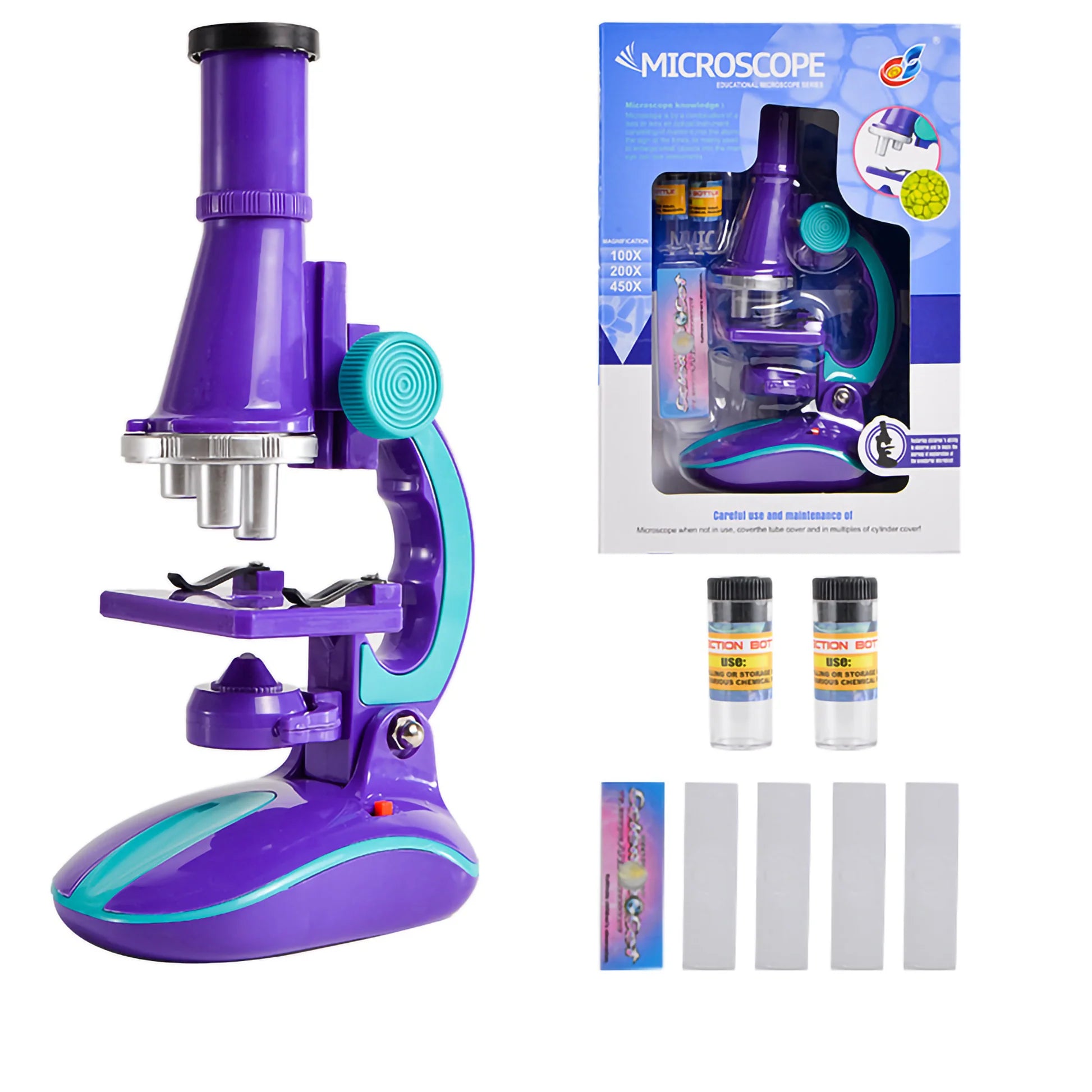 Miza Kids Microscope Toy (Blue)