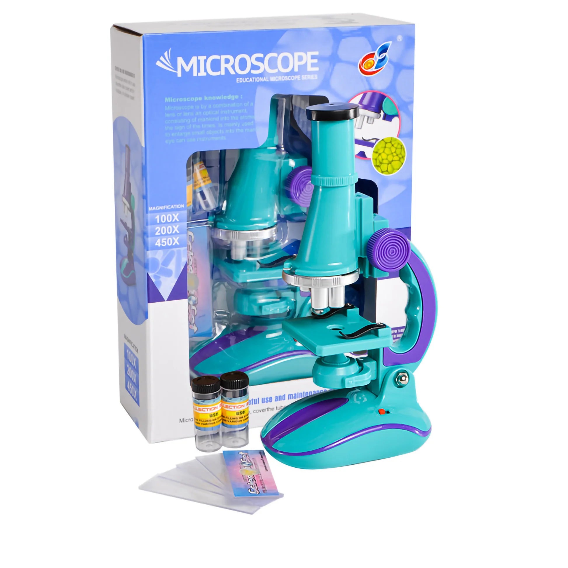 Miza Kids Microscope Toy (Blue)