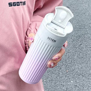 Pastel coffee flask 500ml insulated bottle