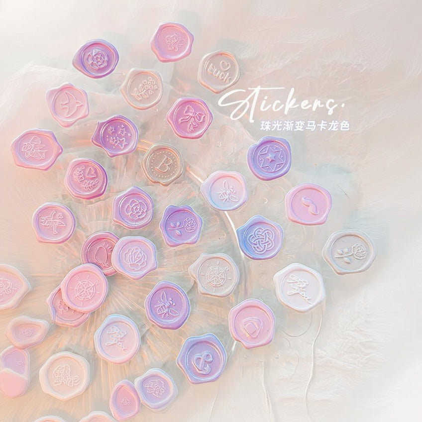 Pastel seal stickers