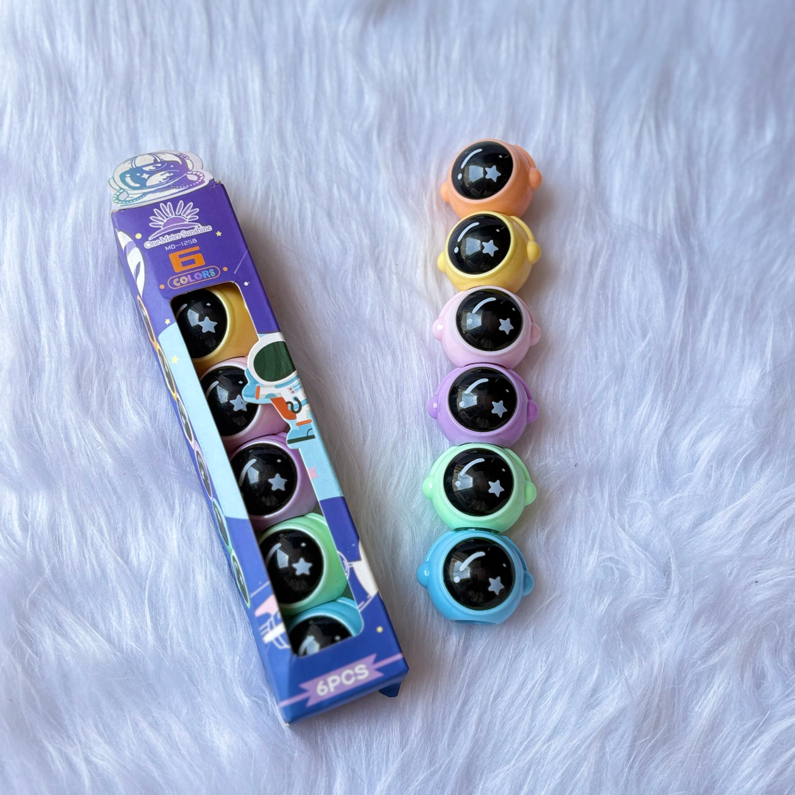 Premium Space Theme Highlighter Set