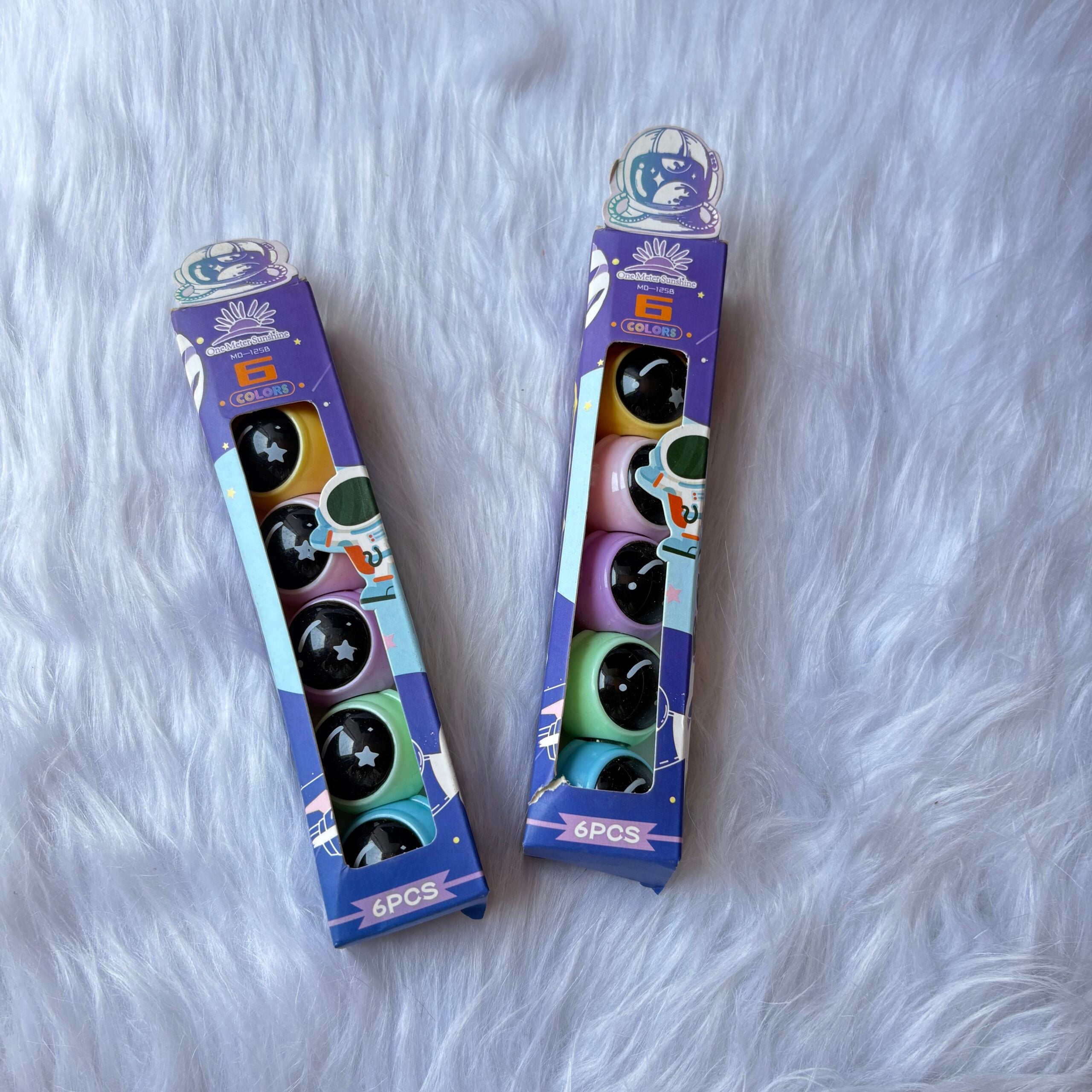 Premium Space Theme Highlighter Set