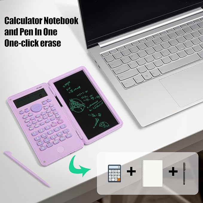 Scientific Calculator with Notepad Tab