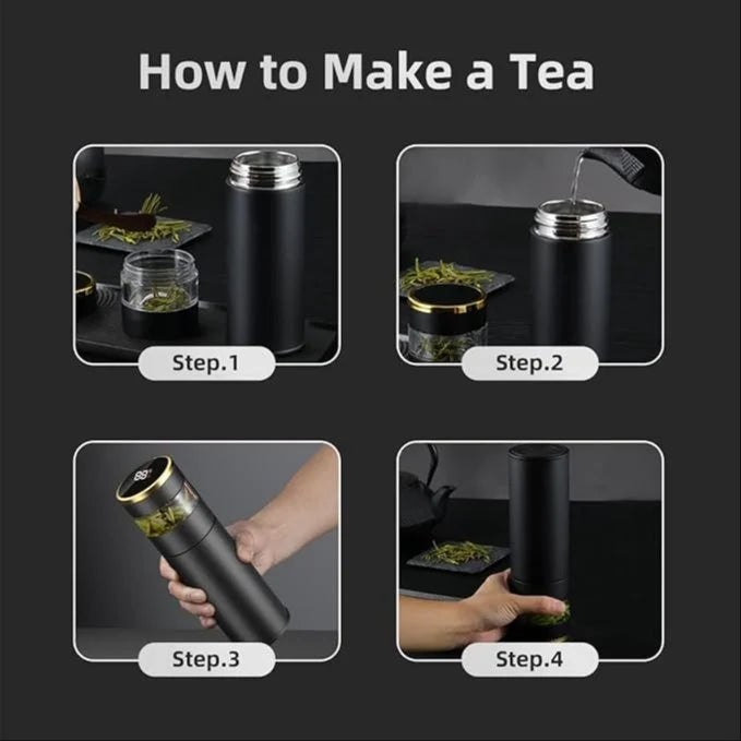 Smart Stainless Steel Water Bottle