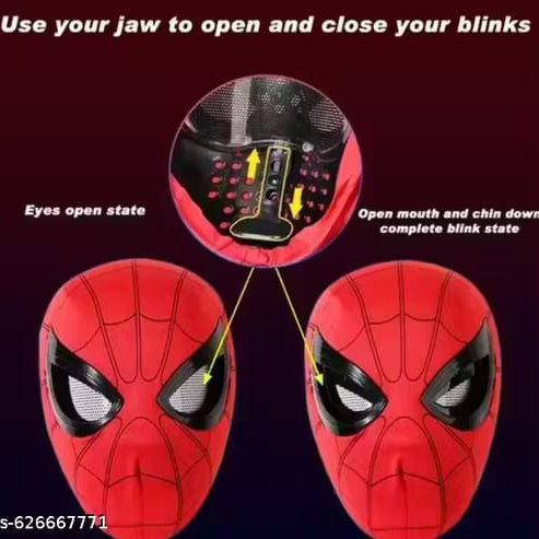 Blinking eyes face mask