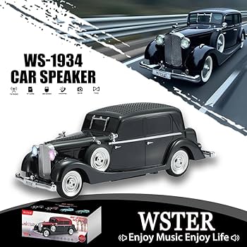 Vintage Retro Car Design Wireless Bluetooth Speaker