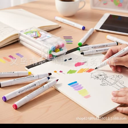 Double Tip Highlighter Marker Set