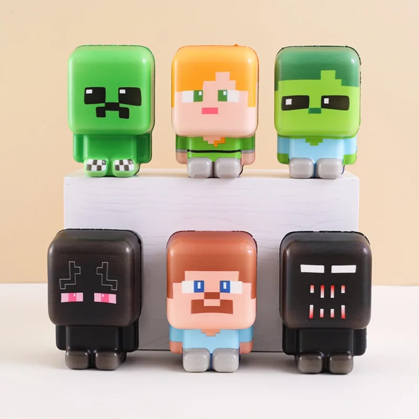 Adorable Minecraft squishy toy for fun