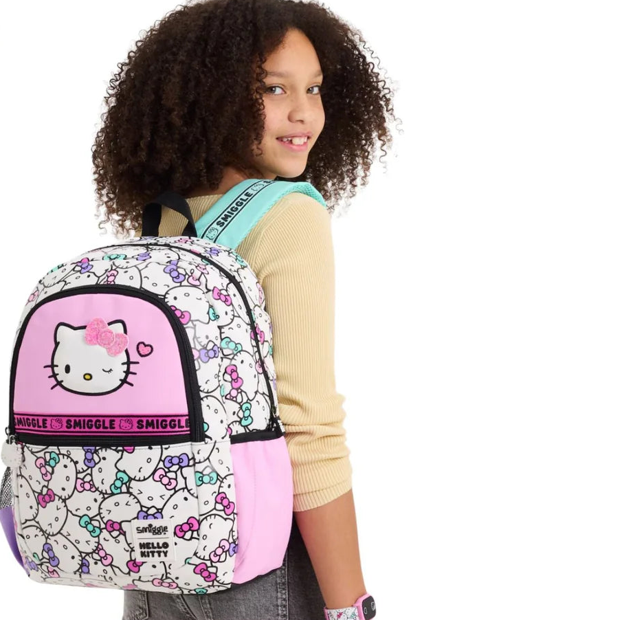 Adorable cartoon print kids school backpack