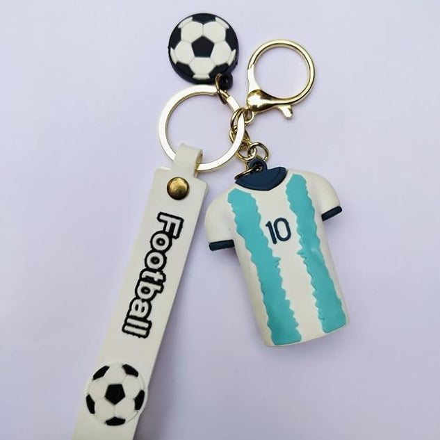 Football jersey keychain