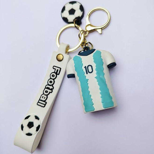 Football jersey keychain