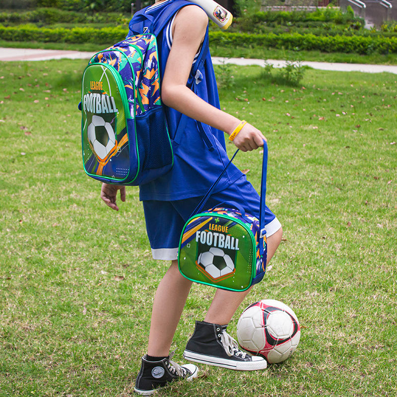 kids football backpack set