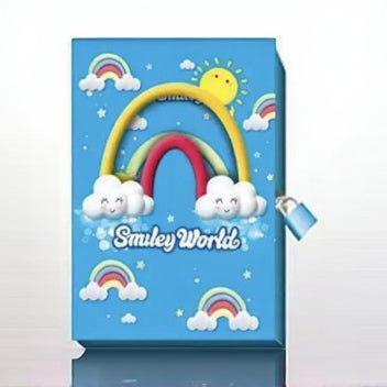 Rainbow intimate lock diary A6 size notebook