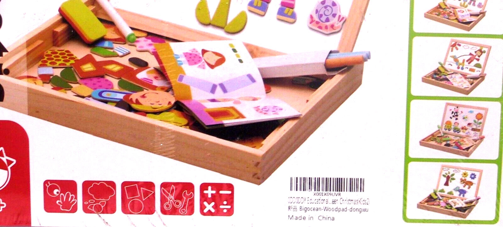 Magnetic puzzle drawing board for kids educational toy