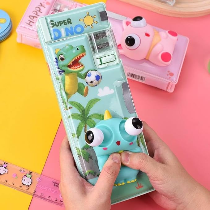 3D decompression compass pencil box