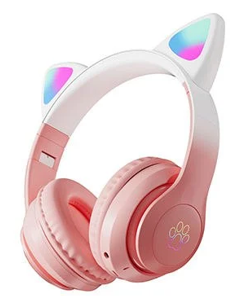 LED Cat Ear Wireless Headphones