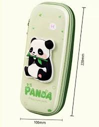 Cute Panda Pencil Box for Kids